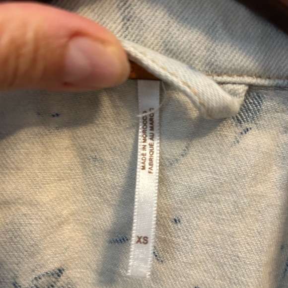 NWT free people jones tie dye jacket in XS - Picture 5 of 5